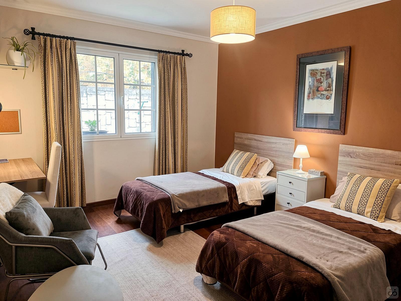 Bed In A 2-Bed Mixed Gender Room - Oustanding Stylish House w/ Coworking + Outdoor Areas - Gallery - 41
