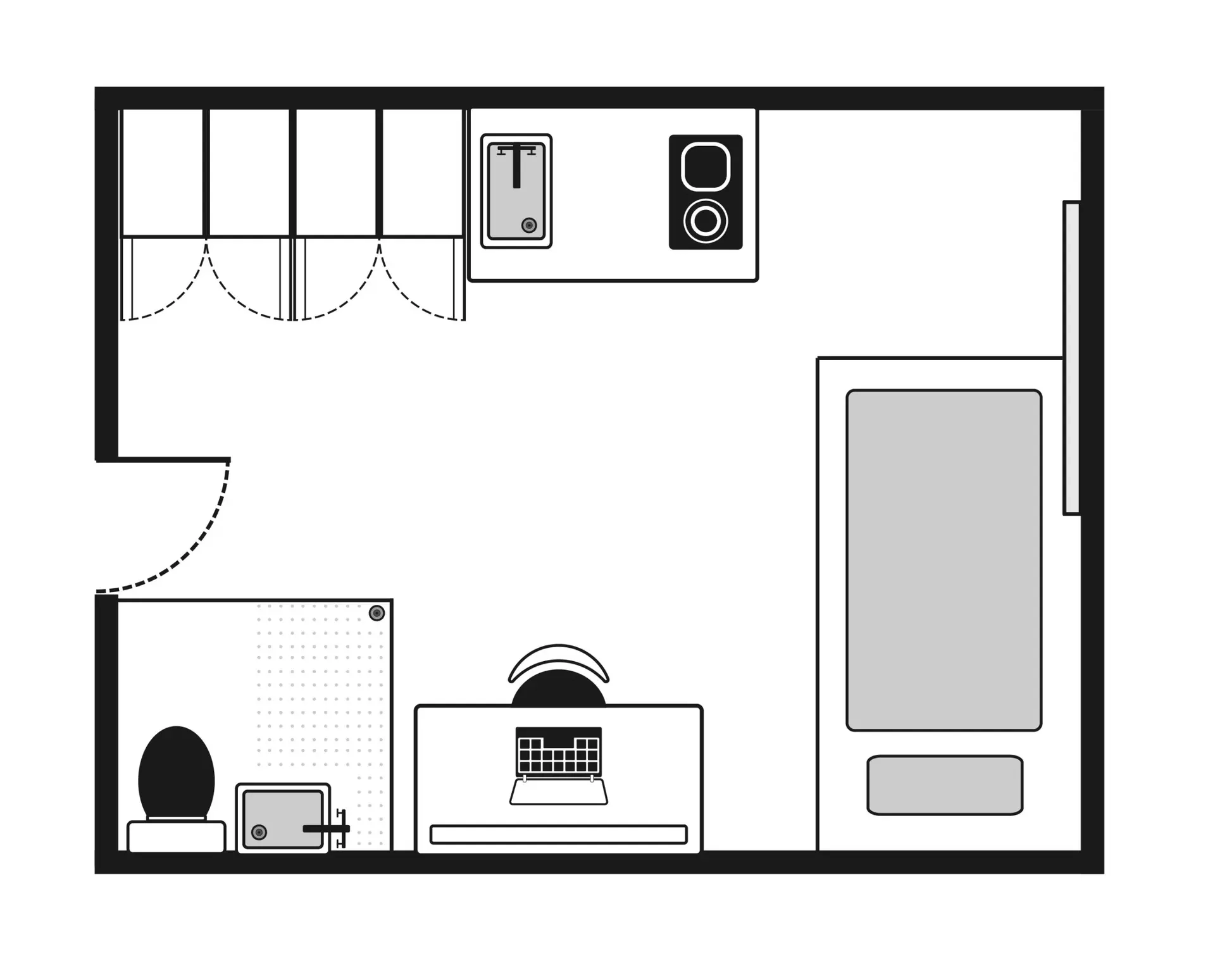 Premium Single Studio - 2