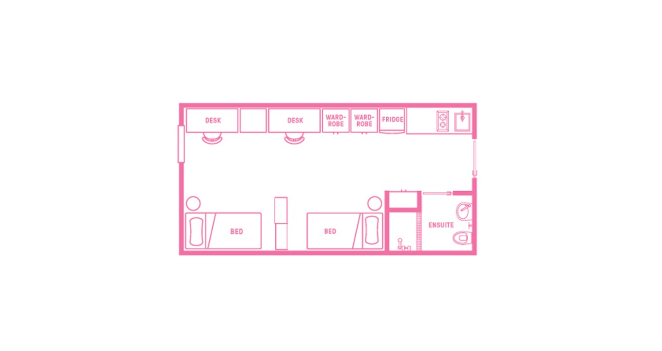  Ultra Twin Apartment - King Single Bed With Standard View  -  Urbanest Cleveland Street  - Gallery -  8