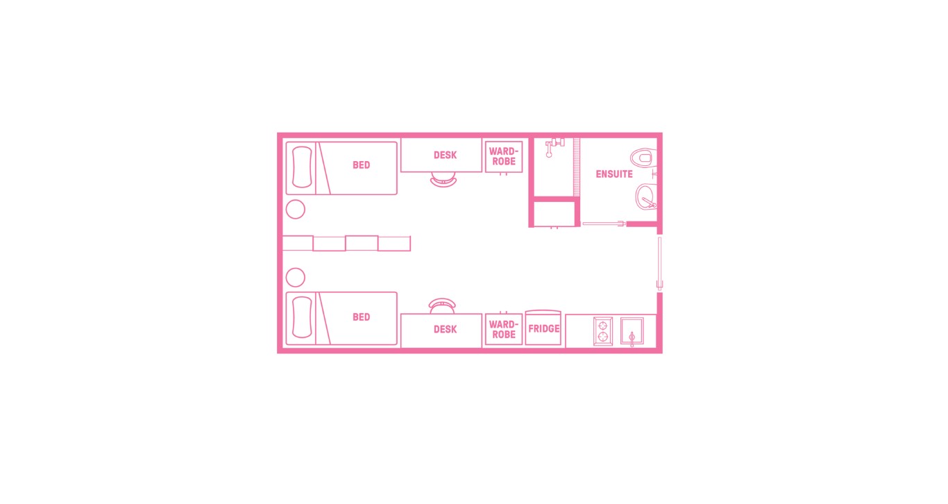  King Single Bed, Large Twin Apartment, Standard View  -  Urbanest Darling Square  - Gallery -  4