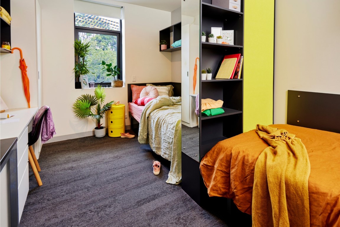 King Single Bed, Twin Apartment, Standard View - Scape Glebe - Gallery - 10