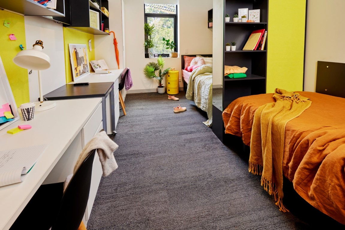 King Single Bed, Twin Apartment, Standard View - Scape Glebe - Gallery - 1