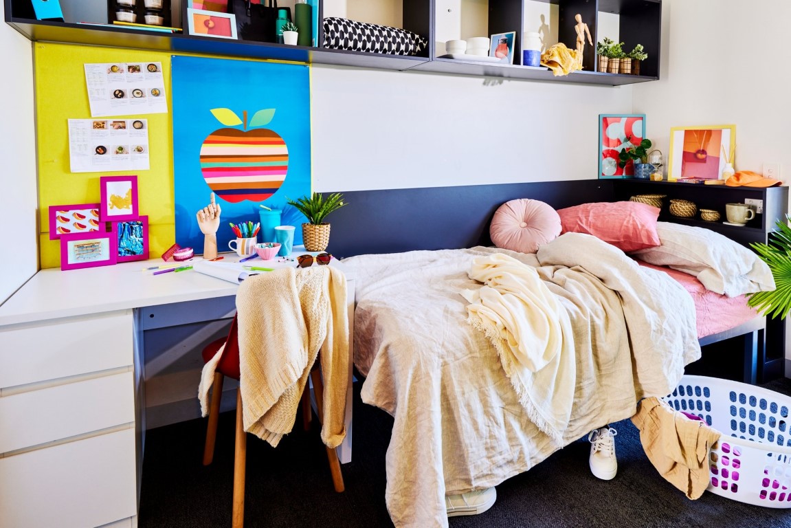 King Single Bed, Twin Apartment, Standard View - Scape Glebe - Gallery - 14