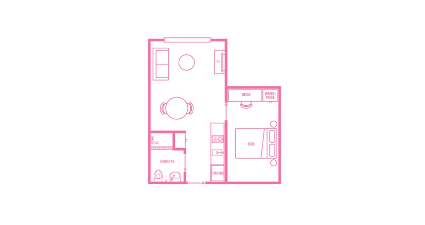 Double Bed, 1 Bed Apartment, Standard View With Balcony - Scape Glebe - Gallery - 8