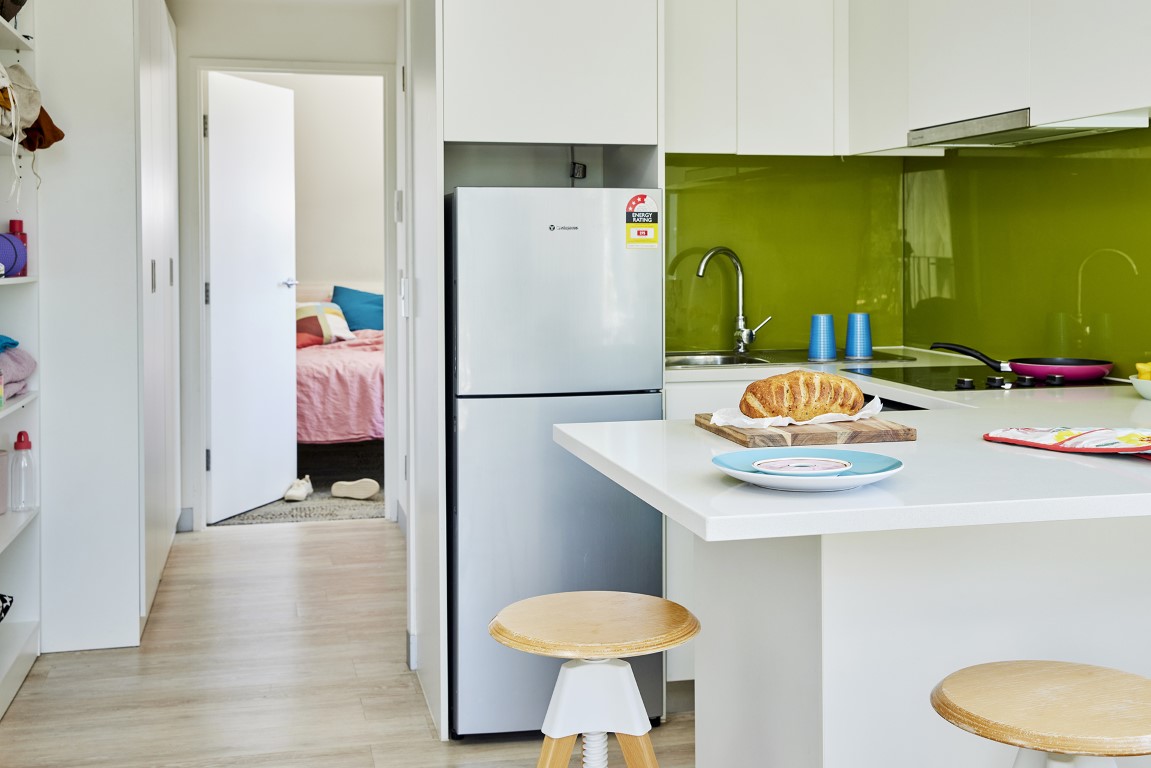 Double Bed, 1 Bed Apartment, Standard View With Balcony - Scape Glebe - Gallery - 13