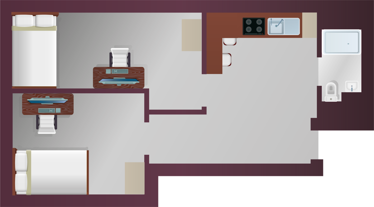  Deluxe 2 Bedroom Flat  -  The Fitzalan  - Gallery -  2