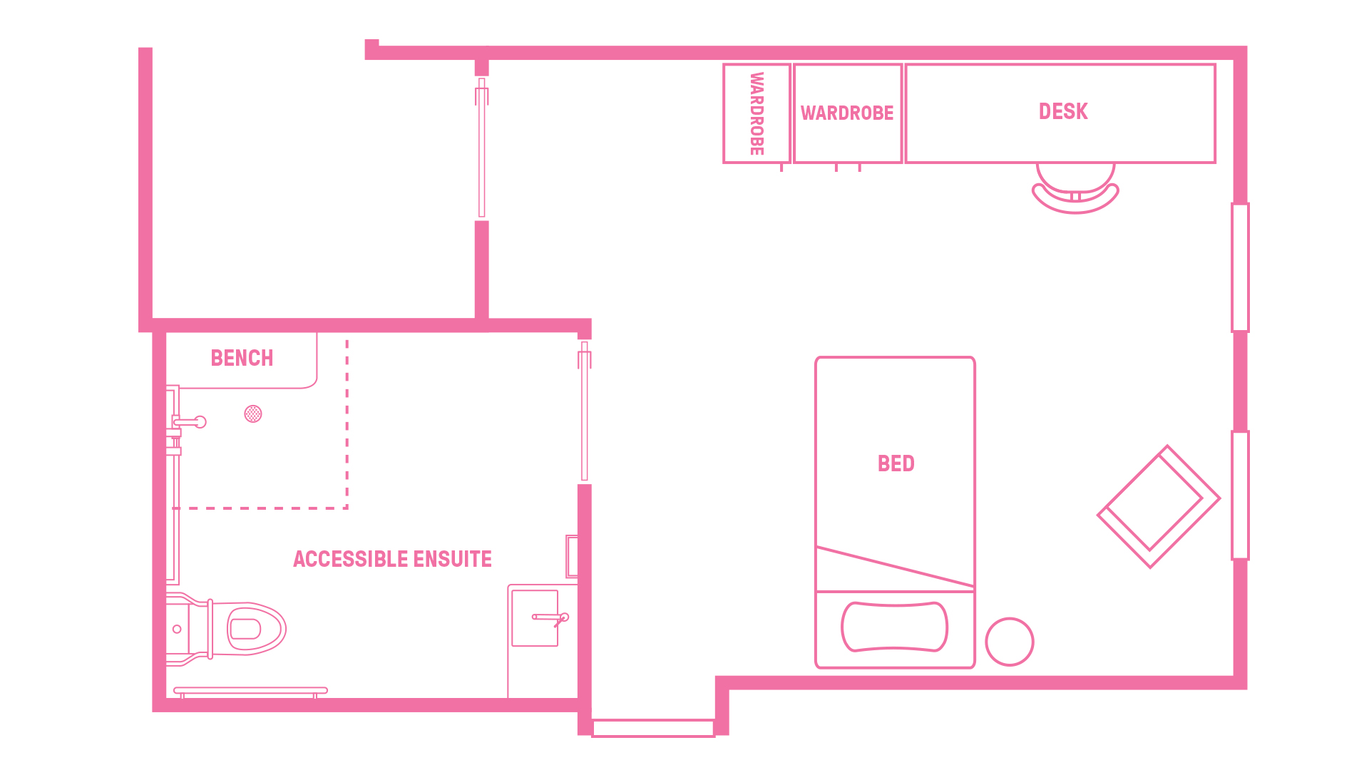  King Single Bed, Twin Apartment, Standard View  -  أربانست دارلينج هاوس  - Gallery -  3