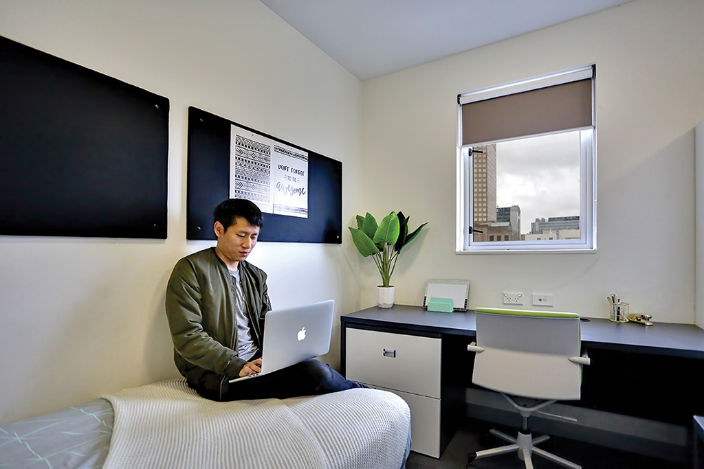  Single Bed, Twin Apartment, Standard View  -  Urbanest North Terrace  - Gallery -  6