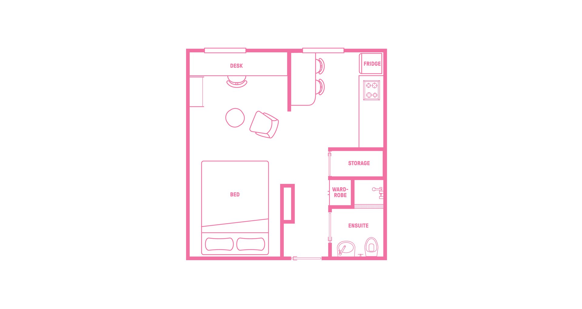  Double Bed, Ultra Studio Apartment, Standard View  -  Scape Tribune  - Gallery -  6