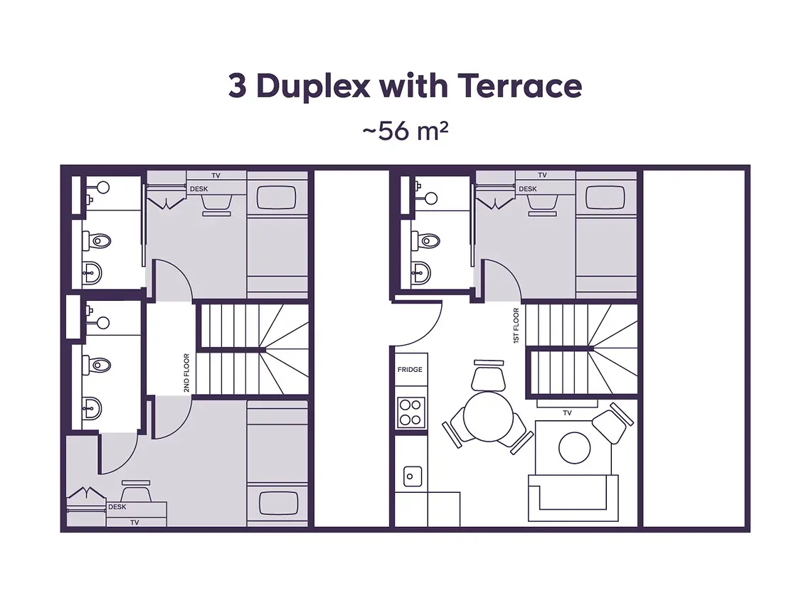  3 Bed Duplex With Terrace  -  University Square  - Gallery -  7