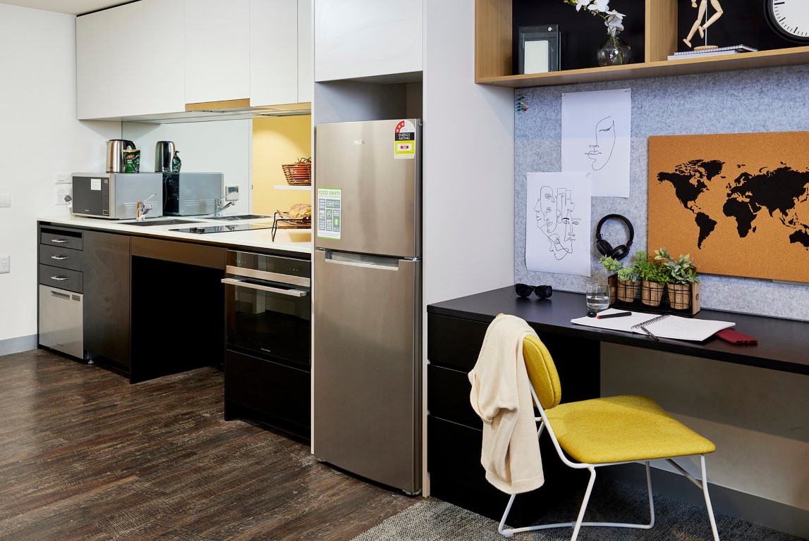 Double Bed, Ultra Studio Apartment, Standard View - Urbanest Swanston Street - Gallery - 8
