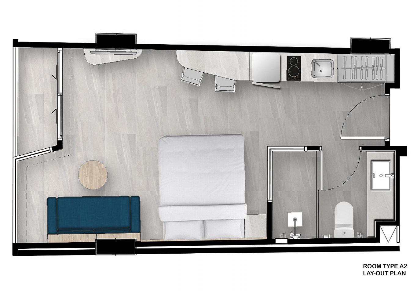  Studio Classic  -  Outstanding Luxury Complex w/ Terrace + Pool Apartment  - Gallery -  48