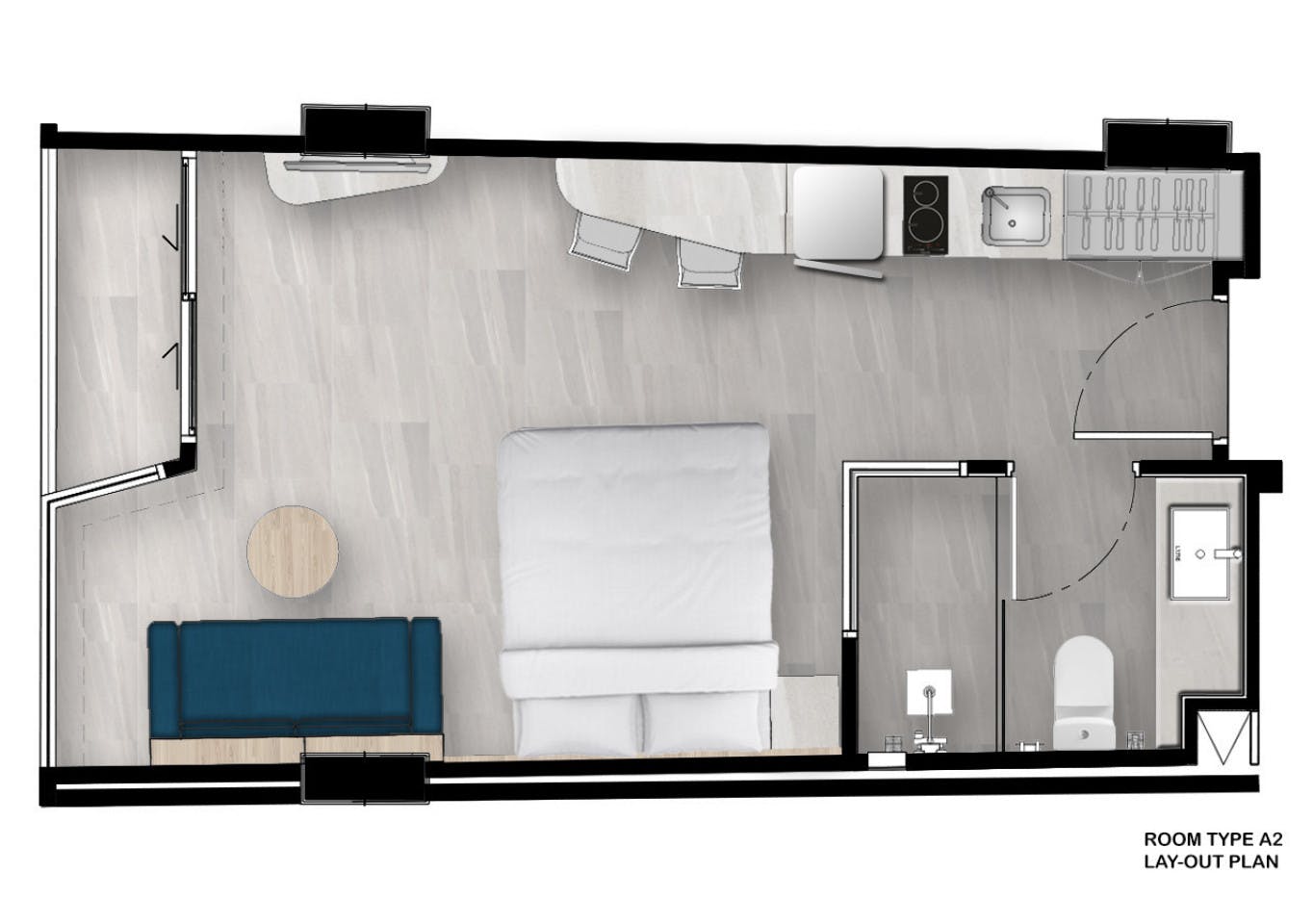 Studio Classic  -  Outstanding Luxury Complex w/ Terrace + Pool Apartment  - Gallery -  12