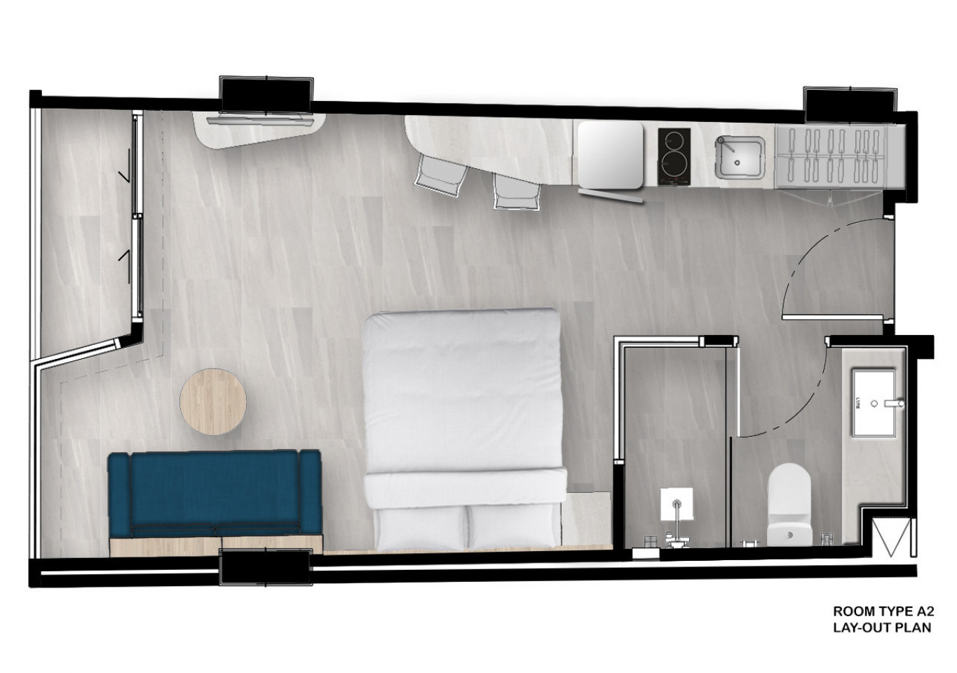  Studio Classic  -  Outstanding Luxury Complex w/ Terrace + Pool Apartment  - Gallery -  36