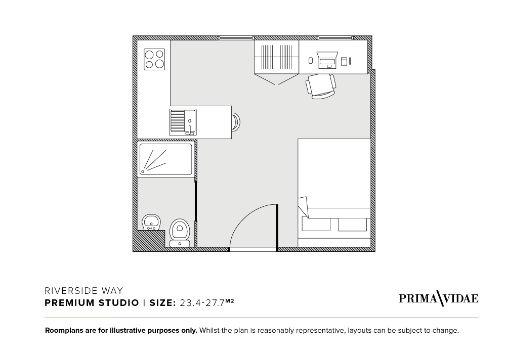  Premium Studio  -  Collegiate Riverside Way  - Gallery -  6