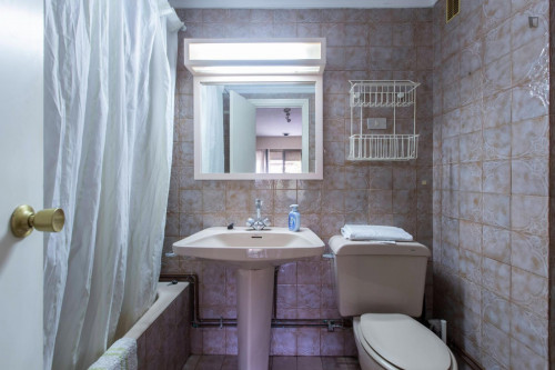 Enormous room with private bathroom, double bed, and big shiny full-size window  - Gallery -  5