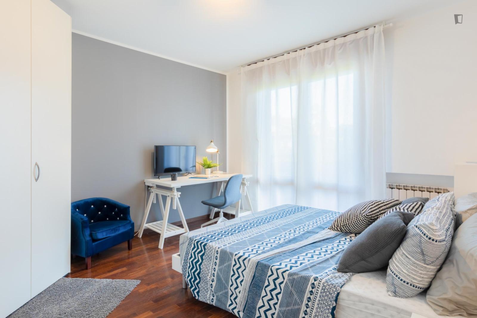  Really Nice Double Bedroom With A Balcony, Madonna Pellegrina, Room D  -  Really nice double bedroom with a balcony, Madonna Pellegrina, Room D  - Gallery -  1