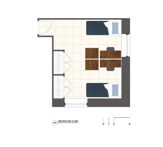  Small Double Room  -  92Y Residence  - Gallery -  3