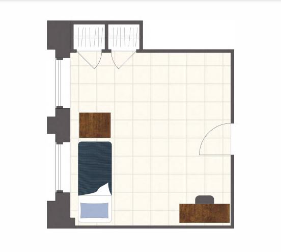  Large Single Room  -  92Y Residence  - Gallery -  3