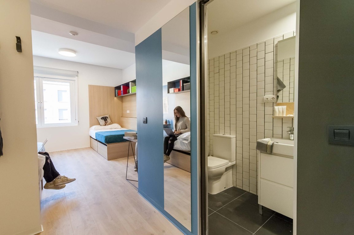 Double Room Single Use - Xior Madrid Retiro - Gallery - 2
