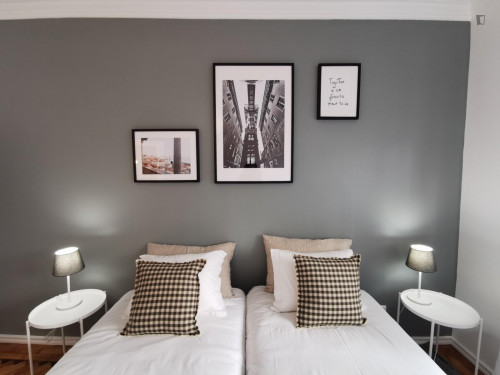 Welcoming 2-bedroom apartment in Graça - Gallery - 15