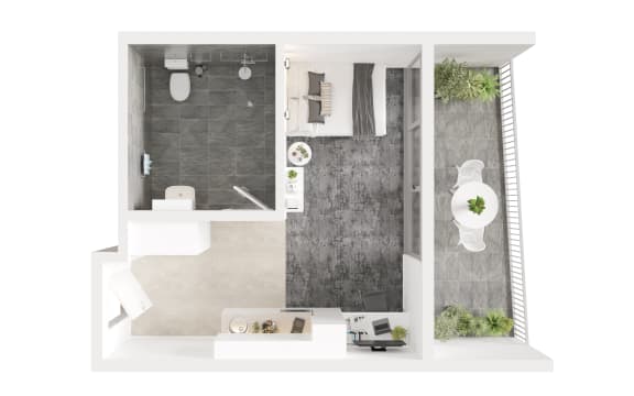  Studio Balcony  -  UKO Surry Hills  - Gallery -  5