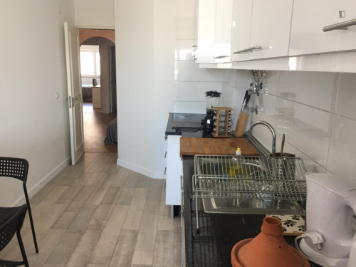 Spacious double bedroom in trendy Alvalade