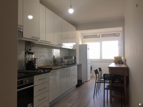 Spacious double bedroom in trendy Alvalade - Gallery - 14