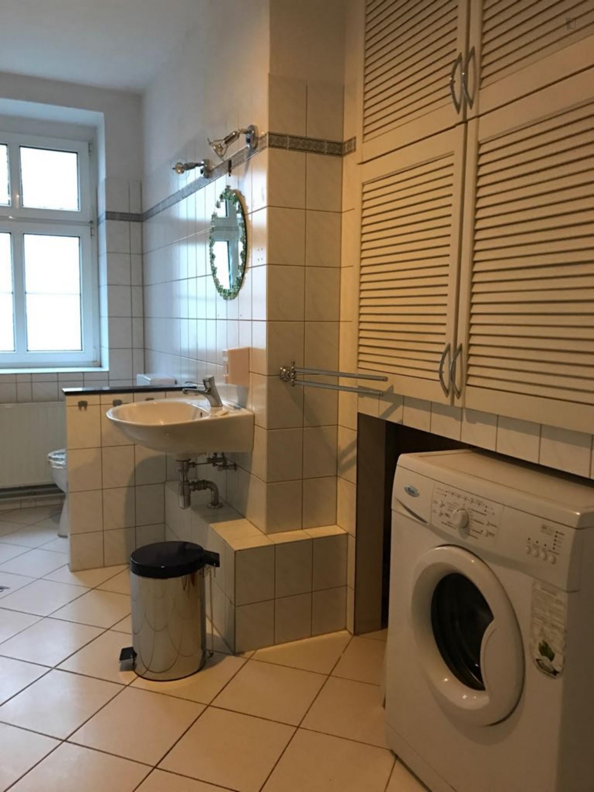 Bed in a twin bedroom in Spandau