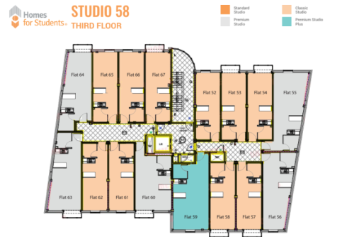 Studio 58 - Floorplans