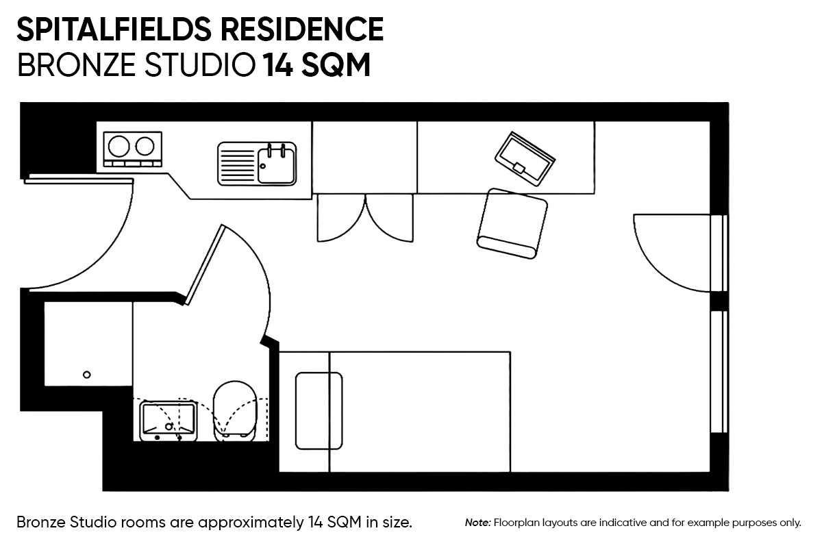  Bronze Studio - Landmark View | Upper Level  -  Spitalfields Residence - Flexible Tenancies  - Gallery -  2