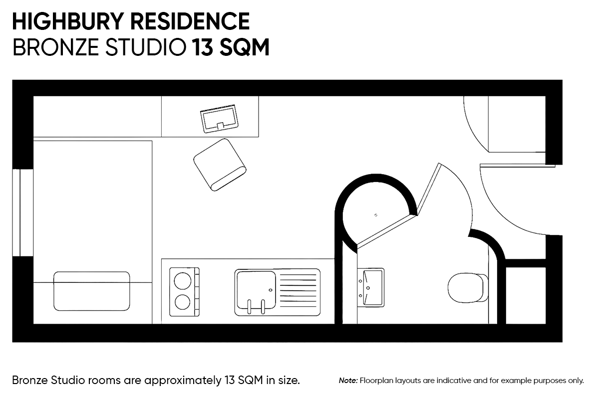  Bronze Studio - Courtyard View | Mid Level  -  Highbury Residence - Flexible Tenancies  - Gallery -  6
