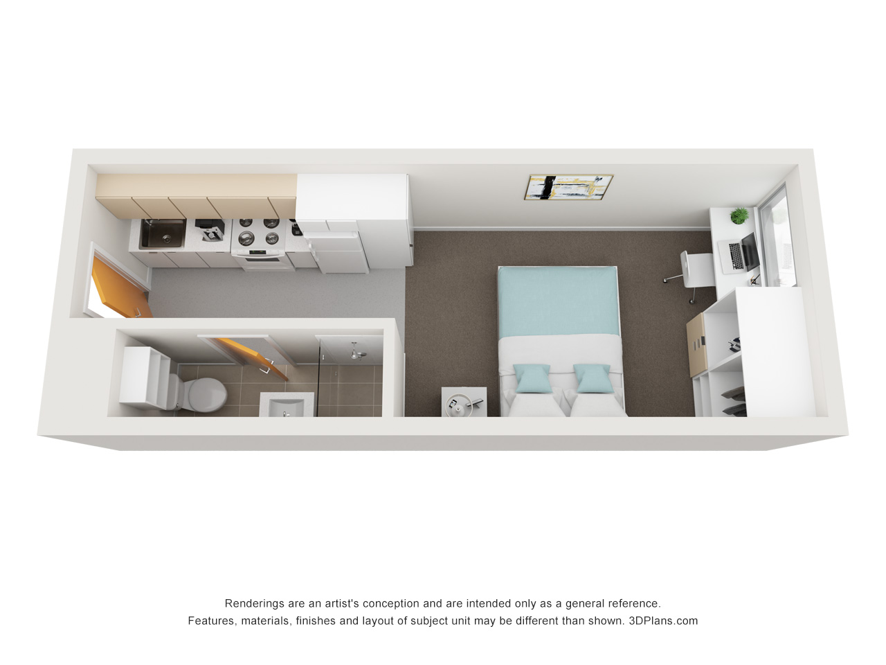  Large Studio Apartment  -  Student Village Melbourne  - Gallery -  2