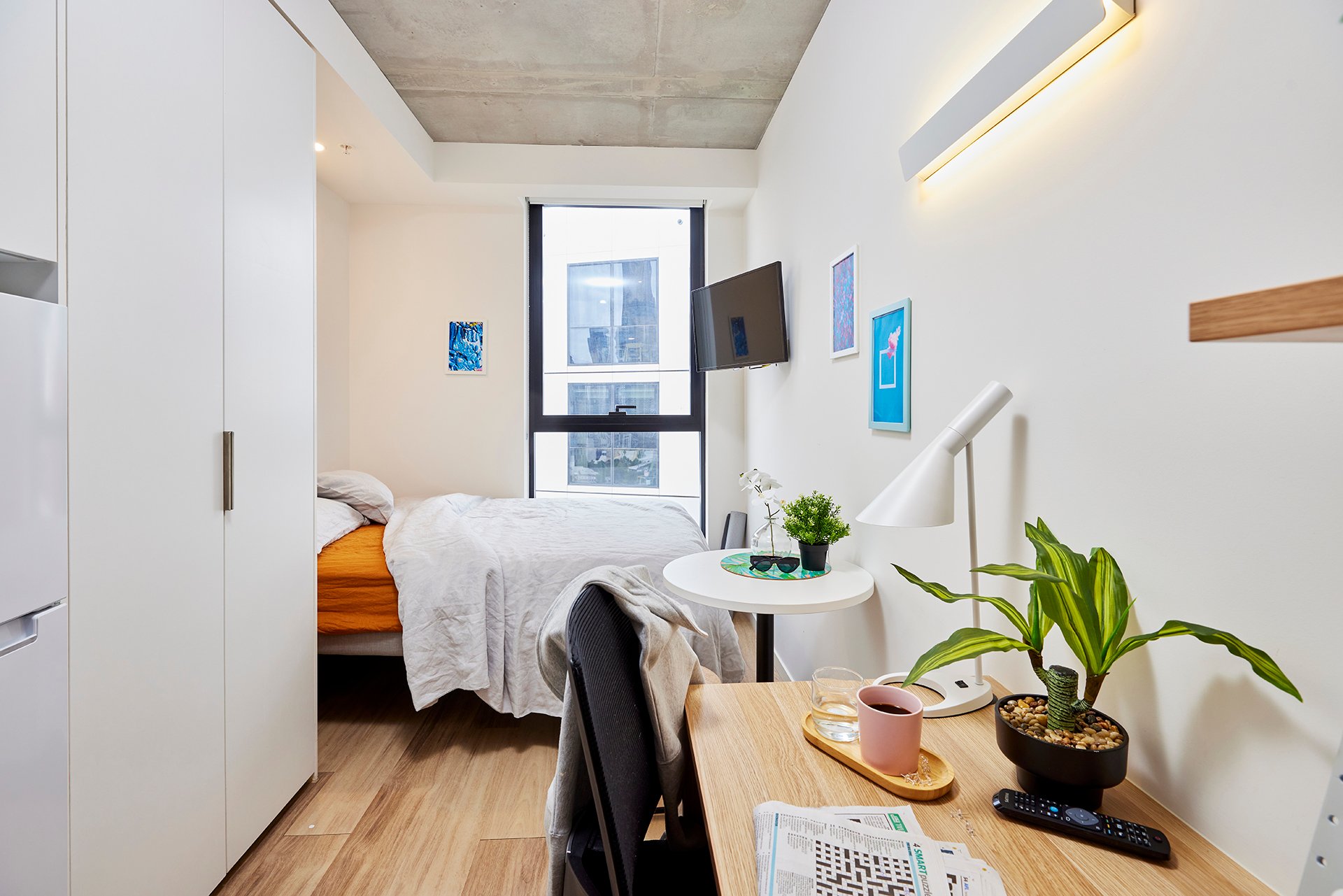  King Single Bed, Signature Studio Apartment, Standard View  -  Atira Peel St  - Gallery -  5