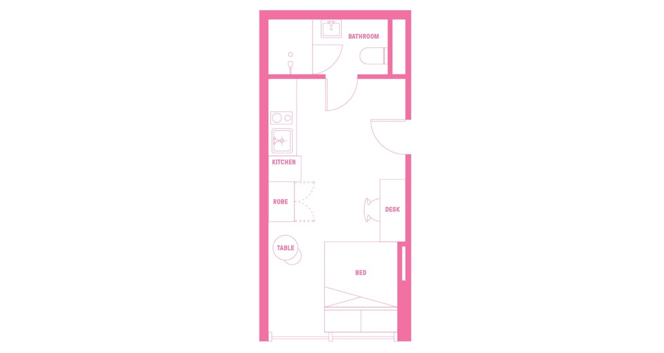  King Single Bed, Signature Plus Studio Apartment, Standard View  -  اتيرا لاتروب اس تي  - Gallery -  8