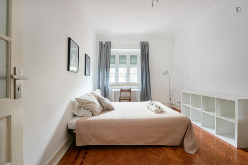 Charismatic double bedroom in a student flat, in Alameda
