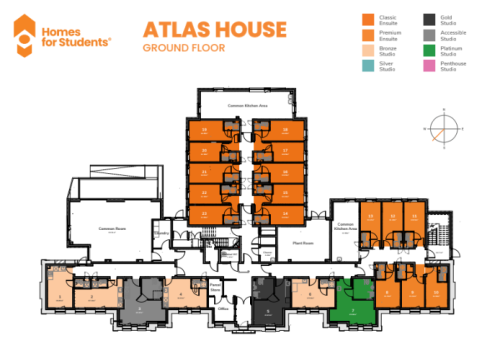 Atlas House - Floorplans