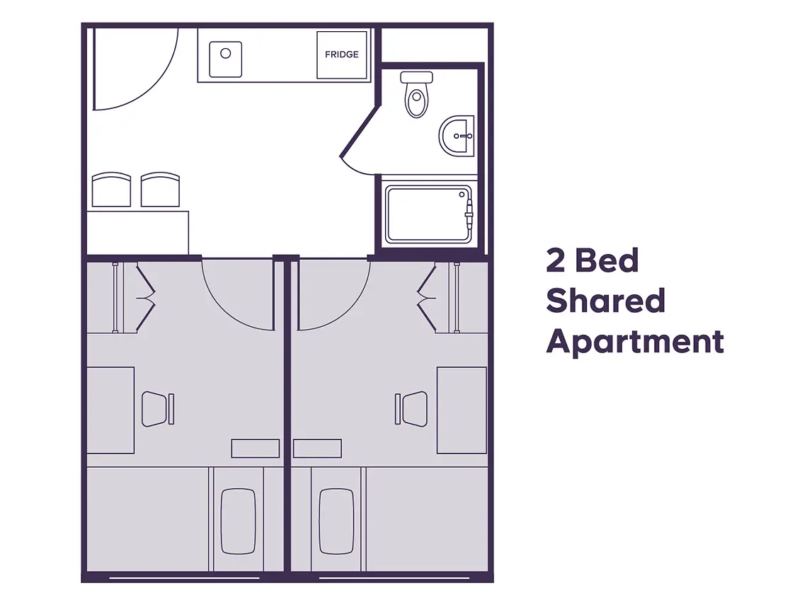 2 Bed Shared Apartment - Adelaide City - Gallery - 3