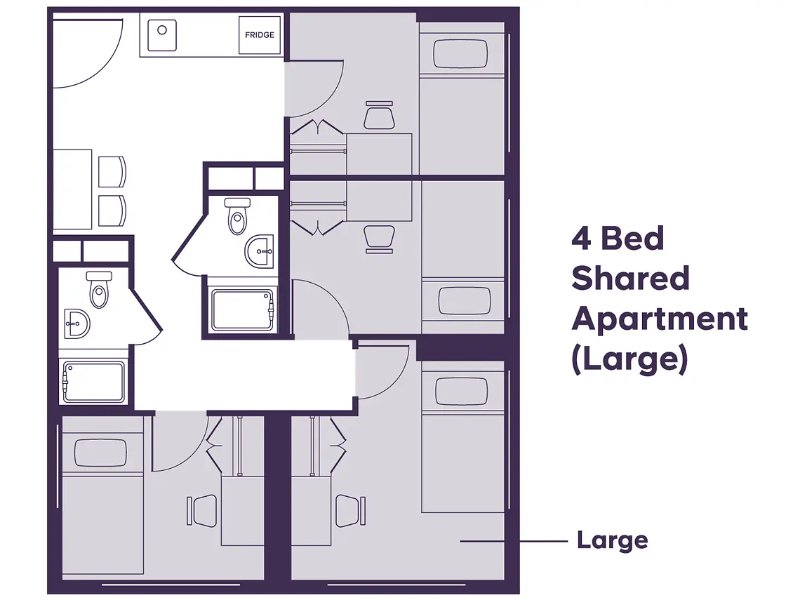 4 Bed Shared Apartment - Adelaide City - Gallery - 7