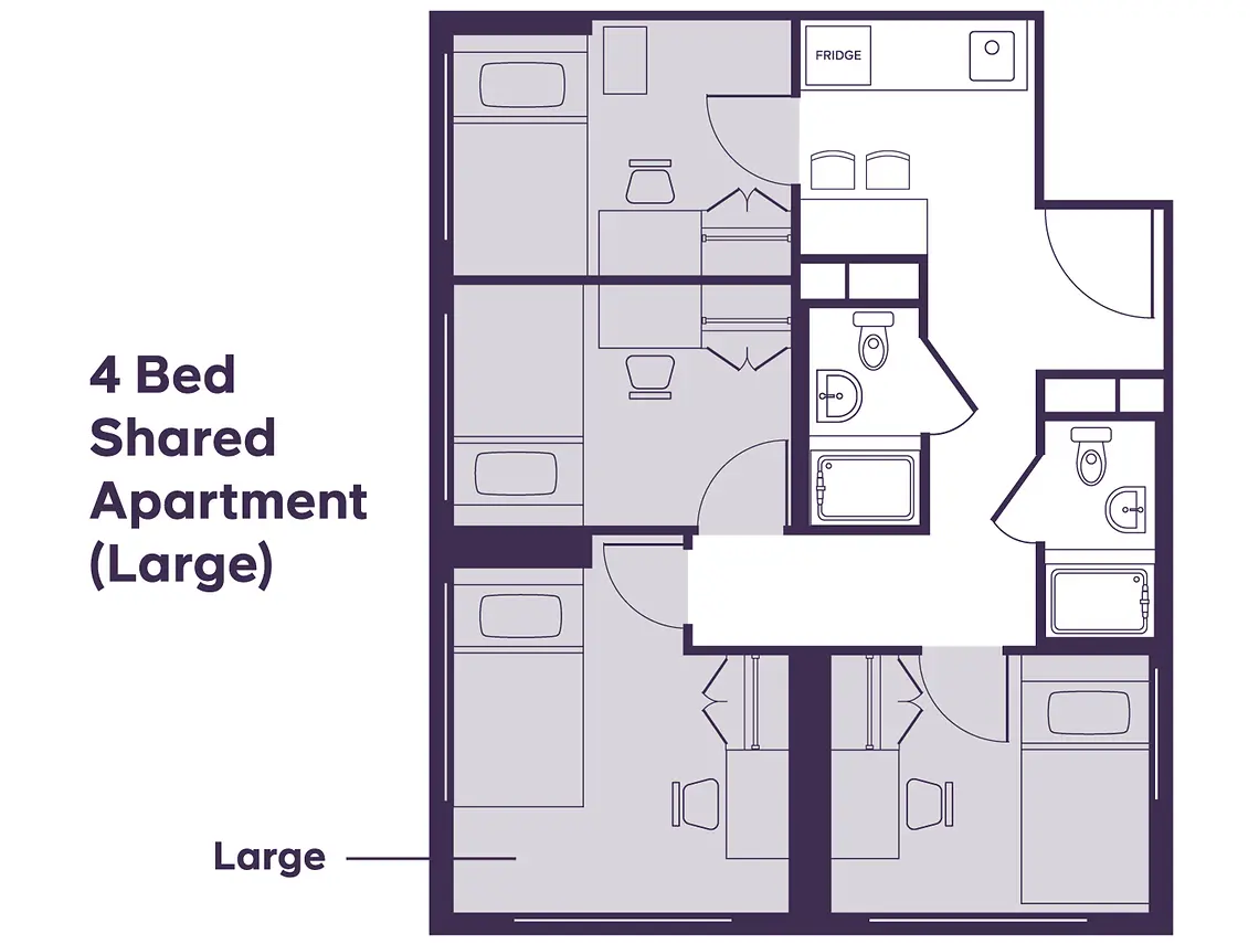 4 Bed Shared Apartment - Adelaide City - Gallery - 9