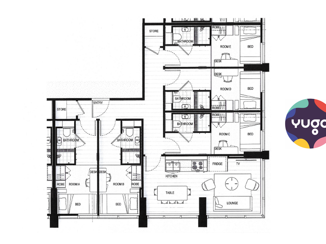 5 Bed En-Suite - Adelaide City - Gallery - 3