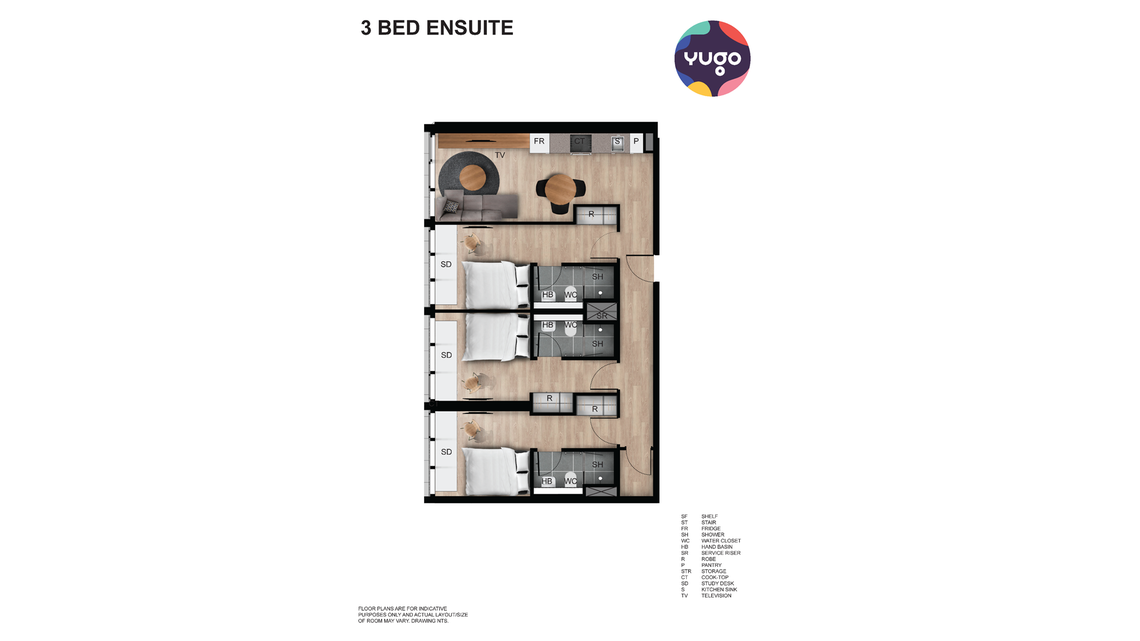 3 Bed Ensuite Apartment - Berkeley Street - Gallery - 3
