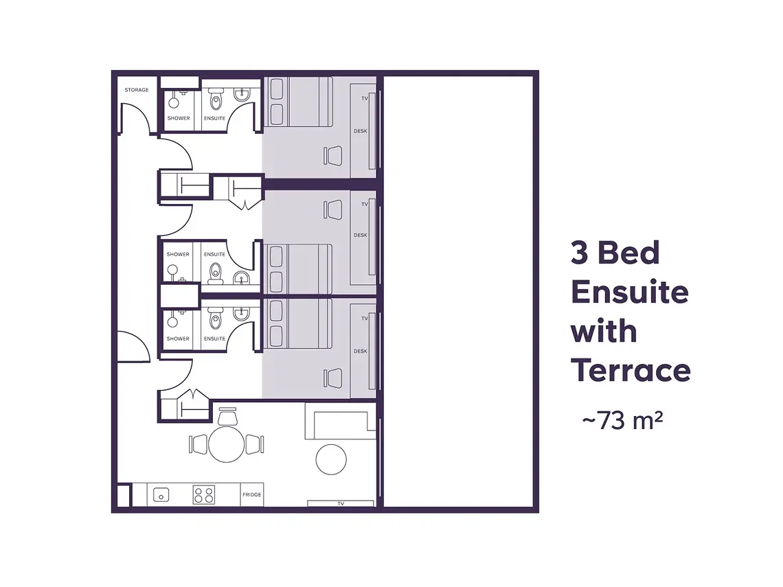 3 Bed Ensuite Apartment With Terrace - Berkeley Street - Gallery - 2