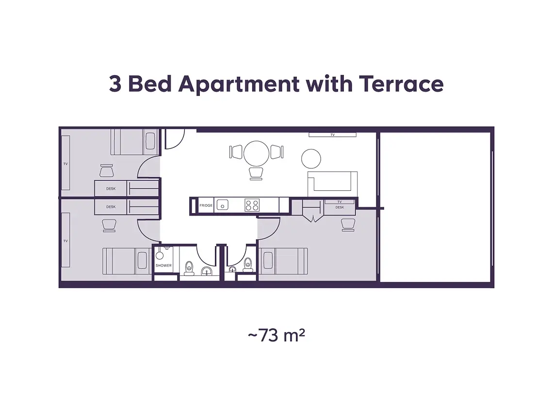3 Bed Apartment With Terrace Upper - Berkeley Street - Gallery - 3