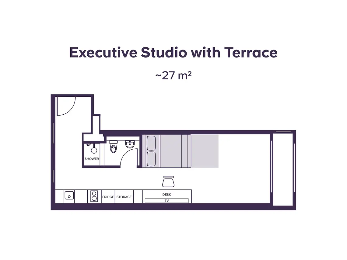 Executive Studio With Terrace - Berkeley Street - Gallery - 2