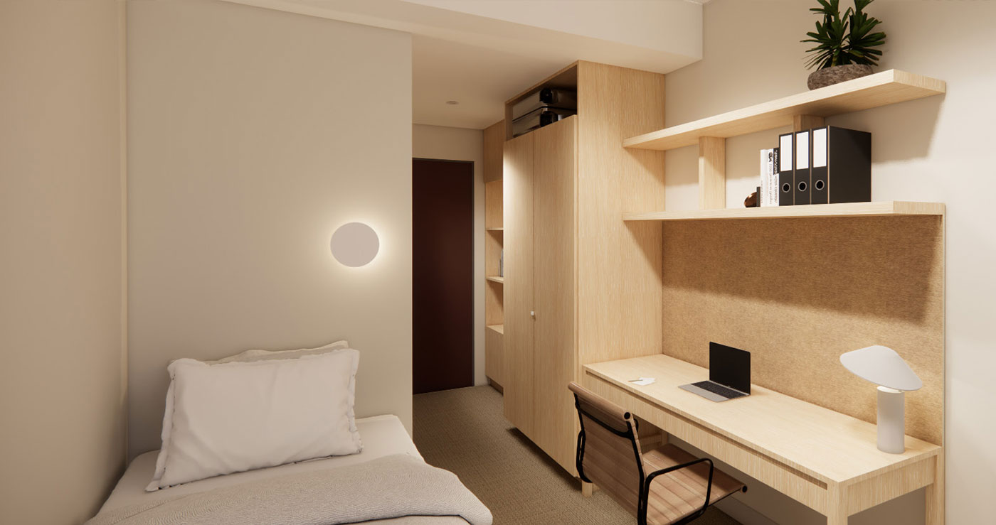 Premium Single Room – 6 Share Apt - 7