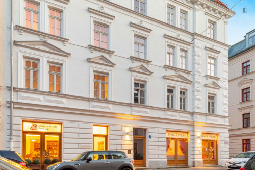 Elegant bedroom in Munich
