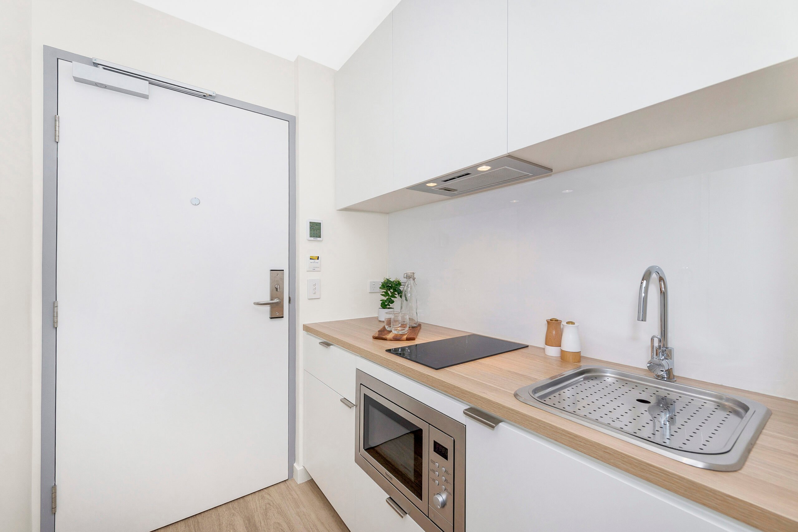 King Single Bed, Signature Plus Twin Apartment, Standard View - Scape St Lucia - Gallery - 3