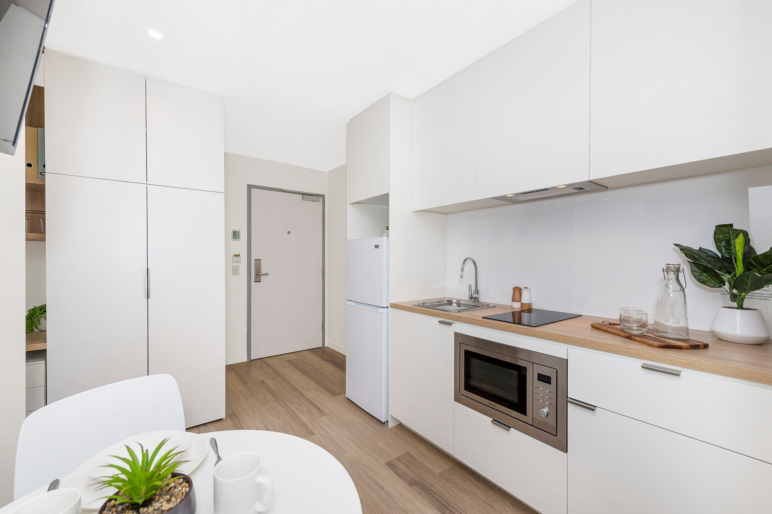  King Single Bed, Ultra Twin Apartment, Standard View  -  Scape St Lucia  - Gallery -  3