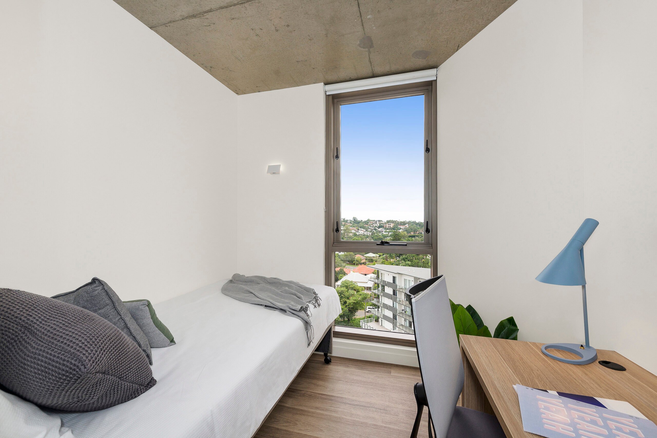  King Single Bed, Ultra Twin Apartment, Standard View  -  Scape St Lucia  - Gallery -  1